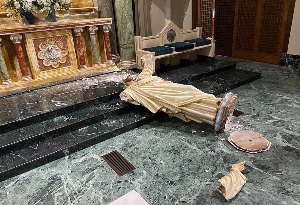 Bishops Seek Answers About Vandalism Of Churches And Catholic Symbols National Catholic Reporter